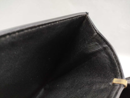 CELINE CELINE Leather Shoulder Bag with Carriage Hardware