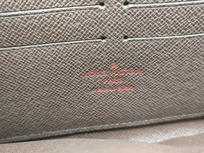 LOUIS VUITTON Damier Zippy Wallet N60015 CA3111 Wallet