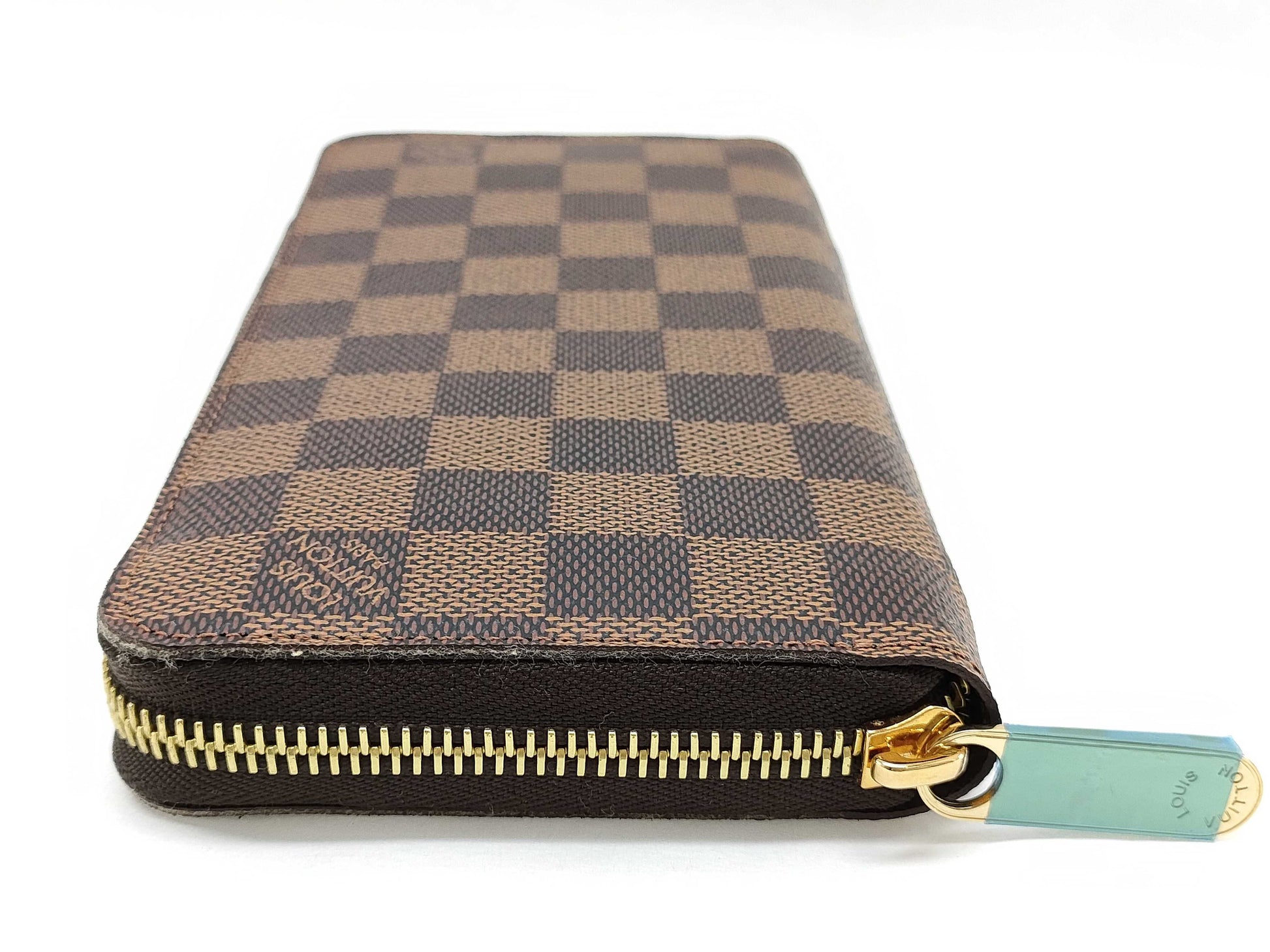 LOUIS VUITTON Damier Zippy Wallet N60015 CA3111 Wallet