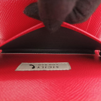 D&G Lace Wallet Mini Red x Black Shoulder Bag