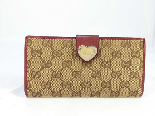 GUCCI GG Canvas GUCCI Long Wallet GG Canvas Wallet