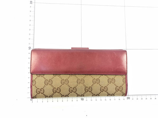 GUCCI GG Canvas GUCCI Long Wallet GG Canvas Wallet