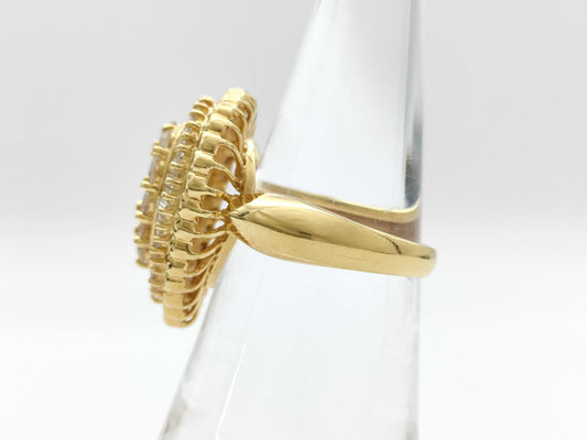 D2.02ct K18 8.9g Ring 