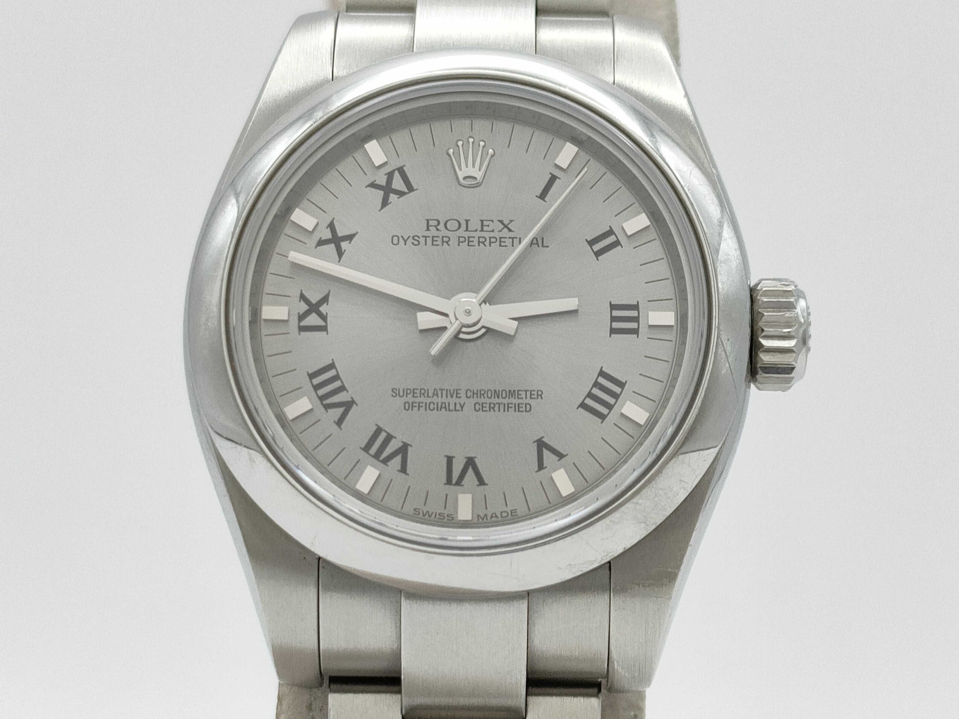 ROLEX 176200 G240553 Gray Dial Women's Watch
