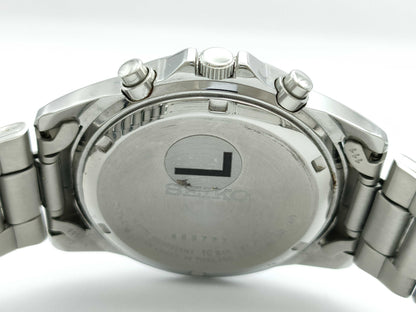 SEIKO 7T92-0DW0 453777 Quartz Black Dial Men's Watch