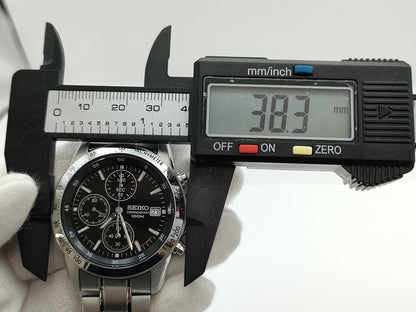 SEIKO 7T92-0DW0 453777 Quartz Black Dial Men's Watch