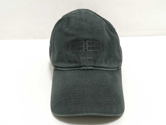 BALENCIAGA BB Icon Baseball Cap Black #S Other Accessories