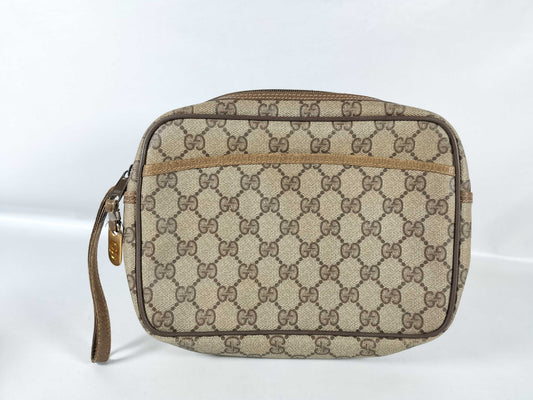 GUCCI GG Supreme Gucci Pouch