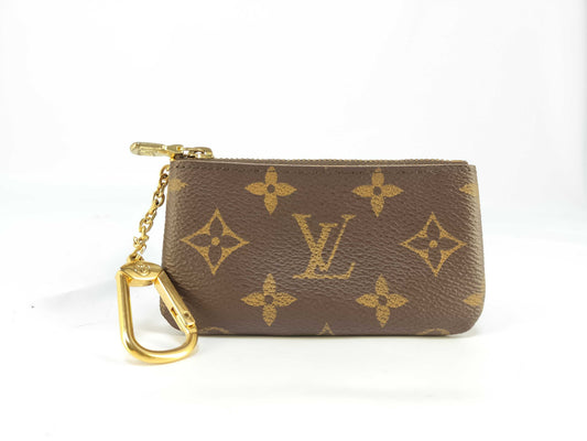 LOUIS VUITTON Monogram Louis Vuitton Card Key Case Monogram Pochette Cle M62650 CT4199 Coin Case