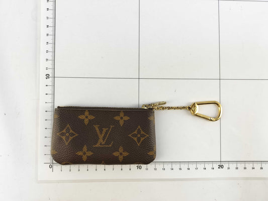 LOUIS VUITTON Monogram Louis Vuitton Card Key Case Monogram Pochette Cle M62650 CT4199 Coin Case
