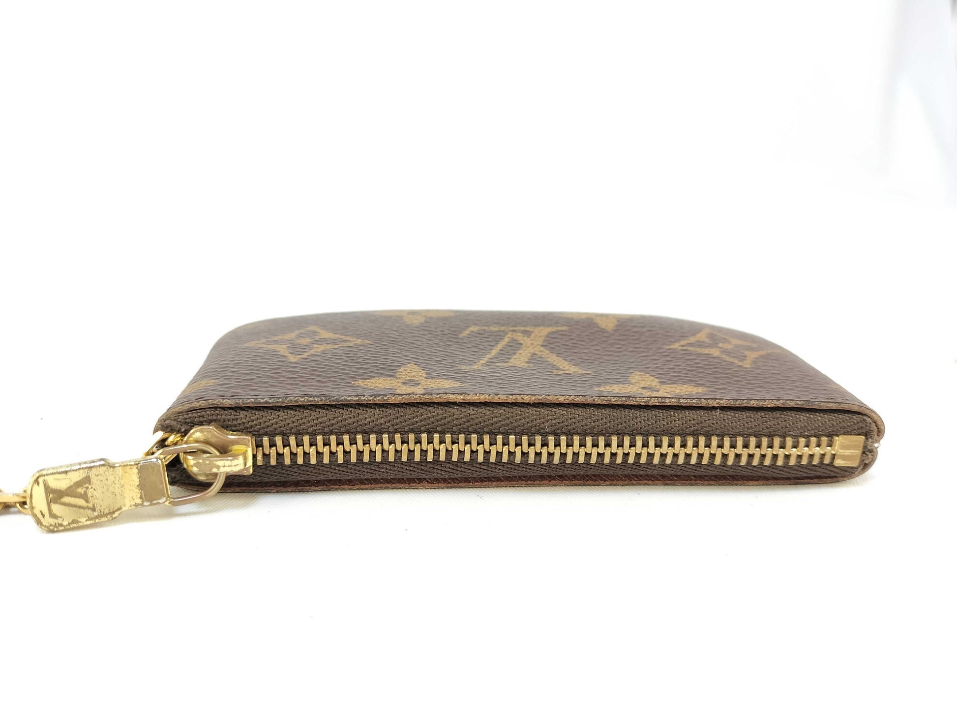 LOUIS VUITTON Monogram Louis Vuitton Card Key Case Monogram Pochette Cle M62650 CT4199 Coin Case
