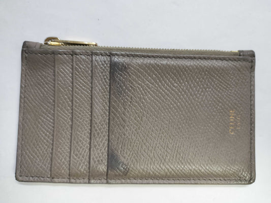 CELINE Fragment Case Leather Coin Case Card Case Coin Card Holder Coin Case