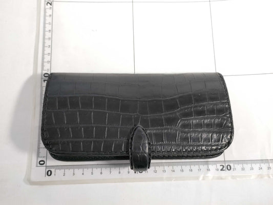 Daisuke Leather Workshop Crocodile Leather Long Wallet