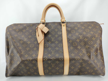 LOUIS VUITTON Monogram Louis Vuitton Keepall 55 M41424 Boston Bag