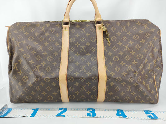 LOUIS VUITTON Monogram Louis Vuitton Keepall 55 M41424 Boston Bag