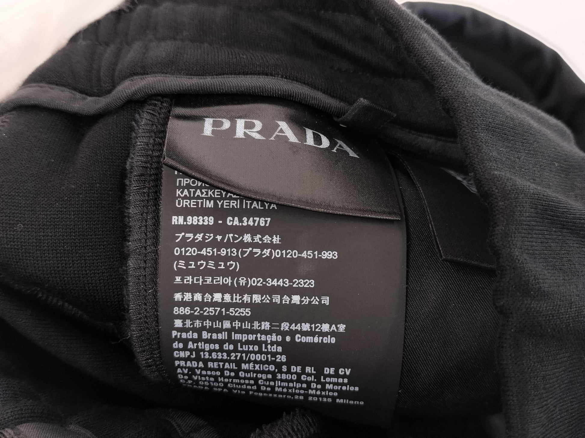 PRADA Triangle Logo Sweatpants UJP198 XS Pants