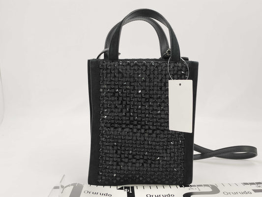 Salvatore Ferragamo VIVA BOW Studded 2-Way Shoulder Bag