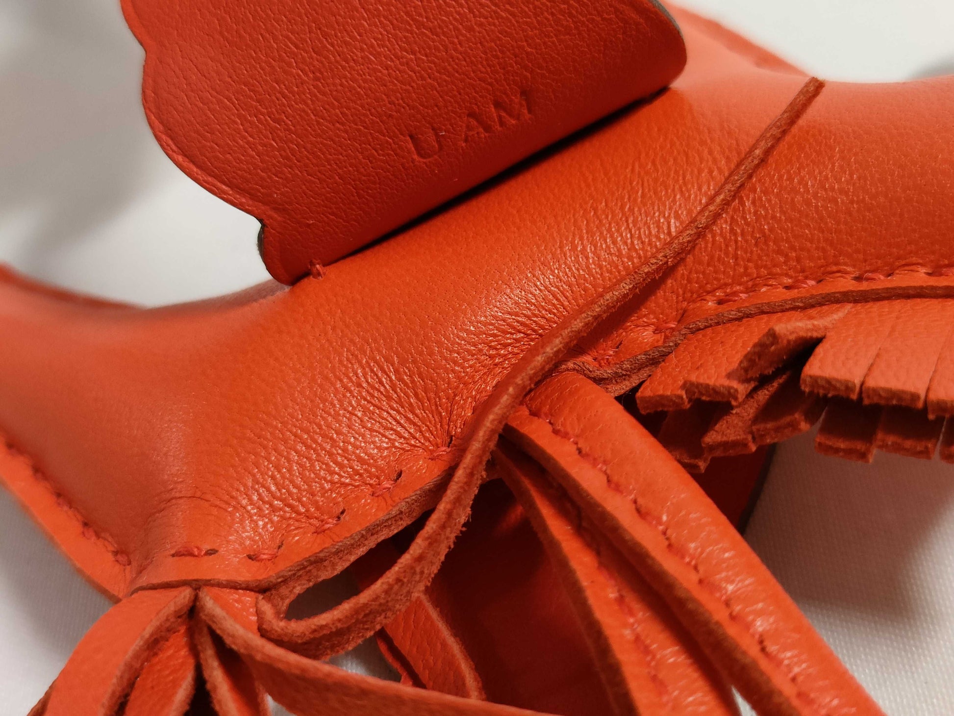 HERMES Brand New, Unused HERMES Rodeo Charm Pegasus Orange Poppy Alligator/Swift U-Engraved Bag Charm Other Accessories