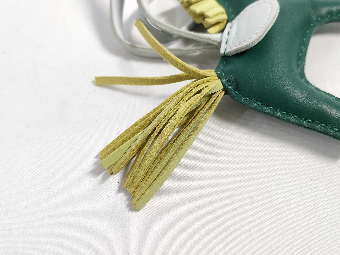 HERMES Brand New, Unused HERMES Rodeo Charm Pegasus Mint/Sesame/Blue Brume Anjou Milo U Engraved Bag Charm Other Accessories