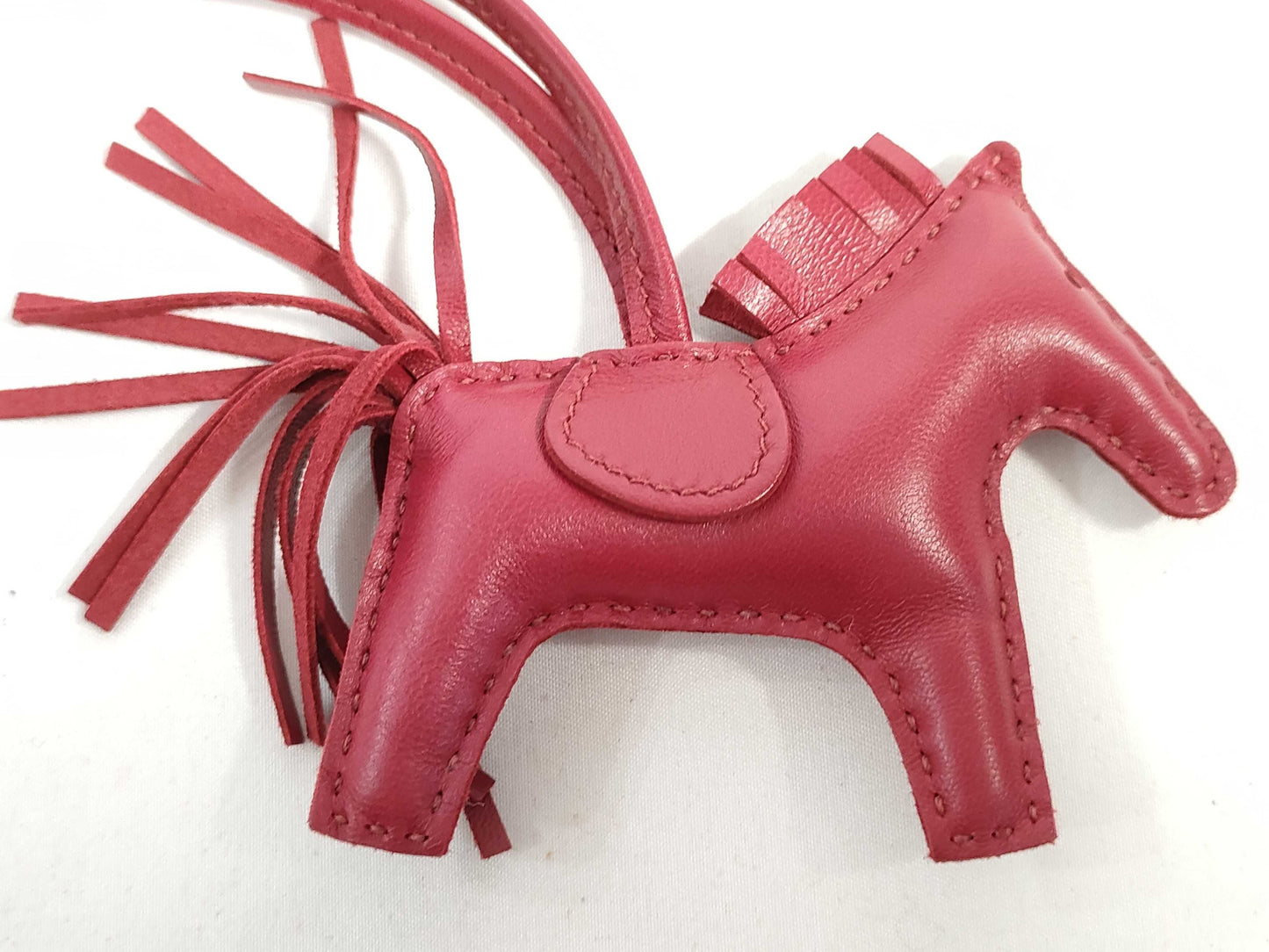HERMES Brand New, Unused HERMES Rodeo Charm PM Ruby Anjou Milo Y Stamp Bag Charm Other Accessories
