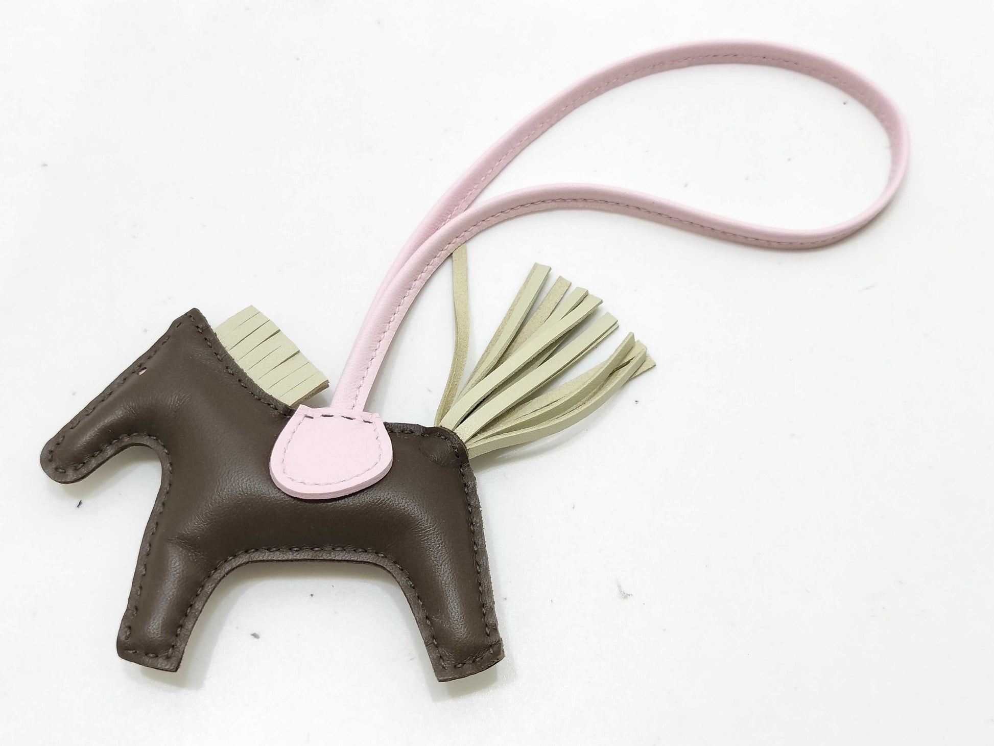 HERMES Unused K Stamped Pegasus Charm
