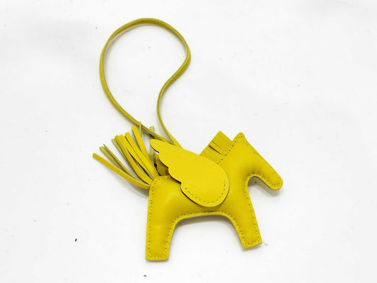HERMES Unused K Stamped Pegasus Charm