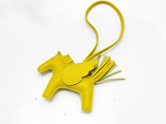 HERMES Unused K Stamped Pegasus Charm