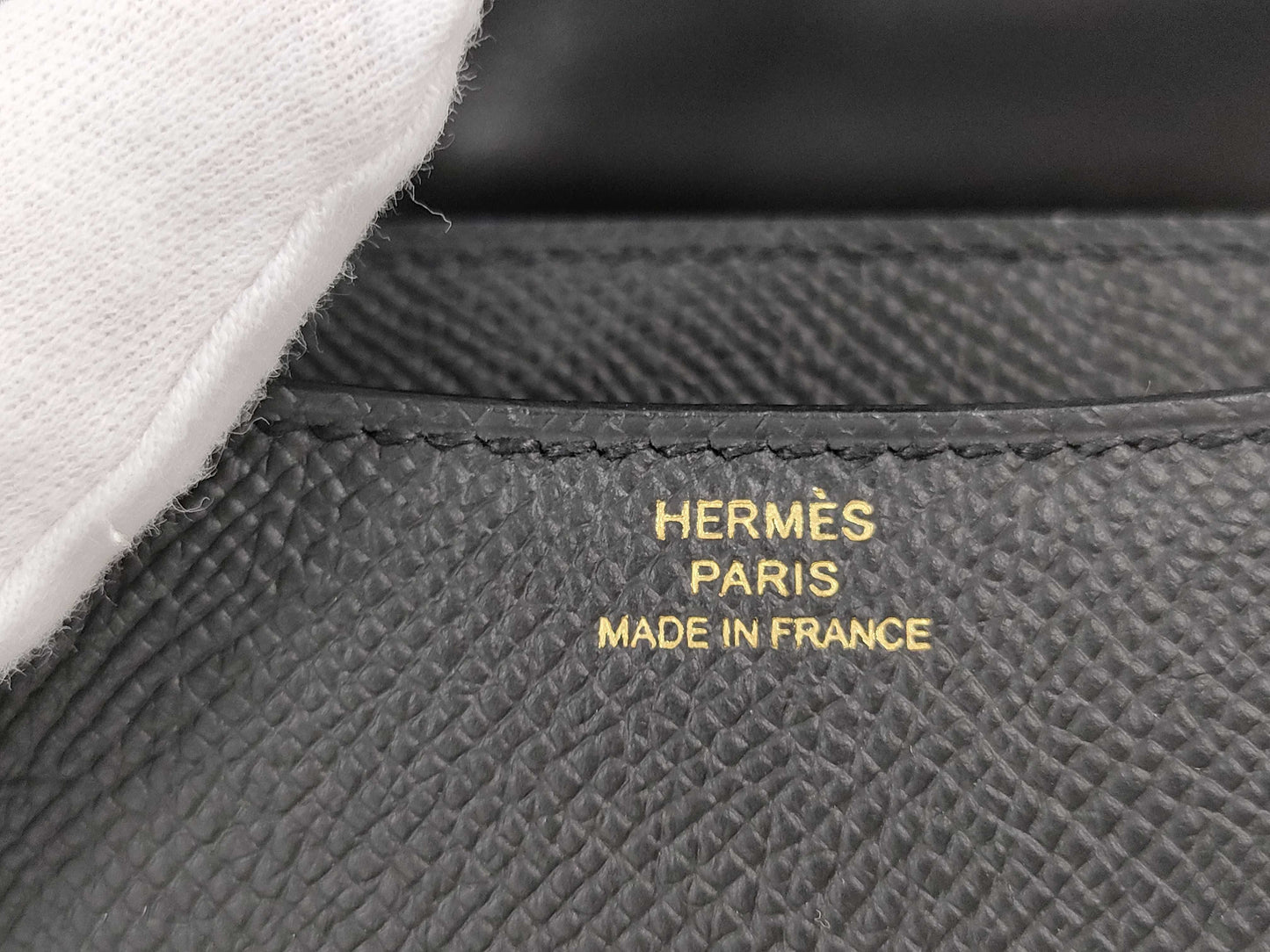 HERMES Constance Mini Miroir Epson Black Gold Hardware B Stamp Black Noir Shoulder Bag