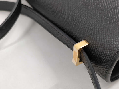 HERMES Constance Mini Miroir Epson Black Gold Hardware B Stamp Black Noir Shoulder Bag