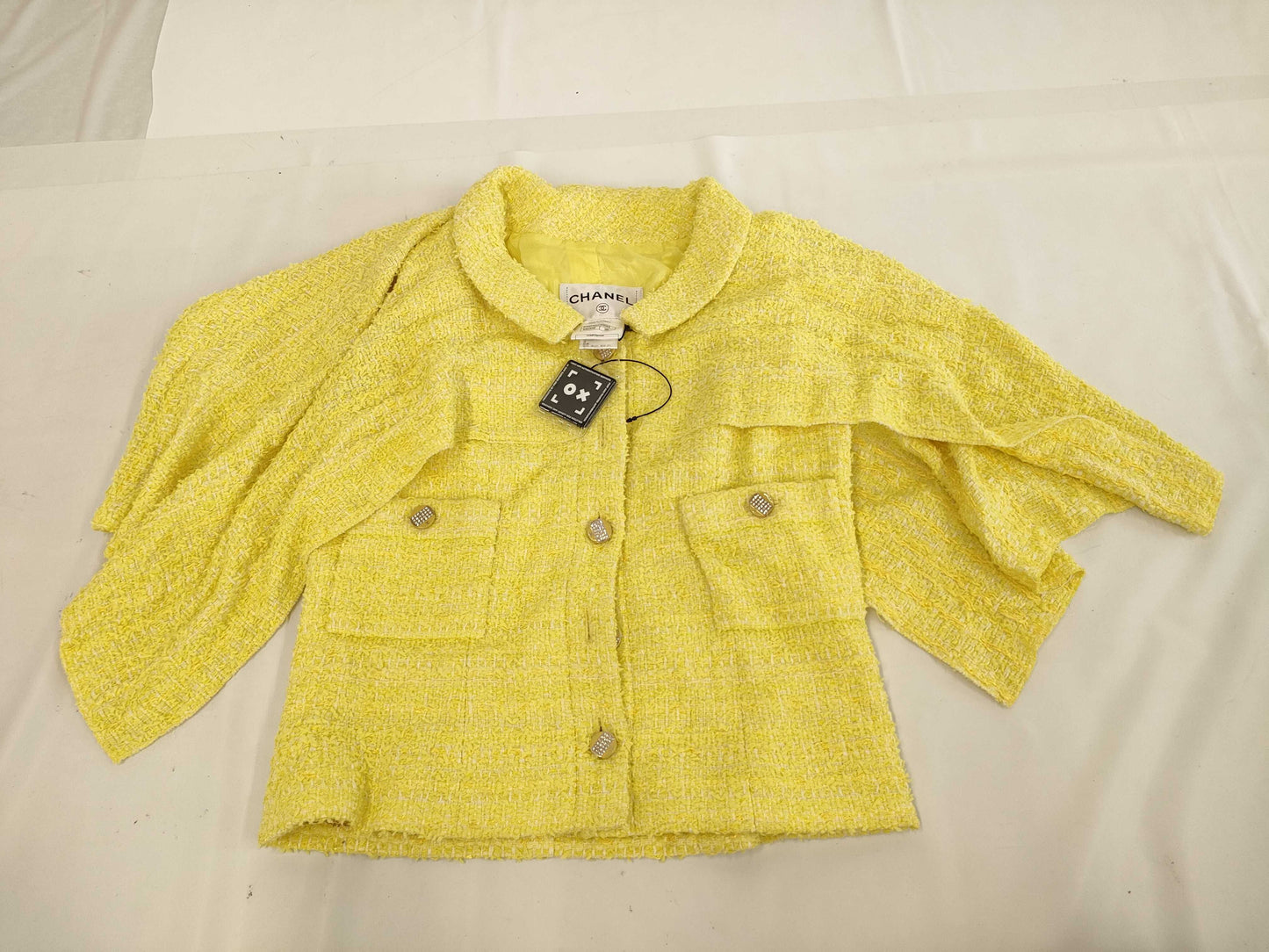 CHANEL Tweed Jacket Size 38