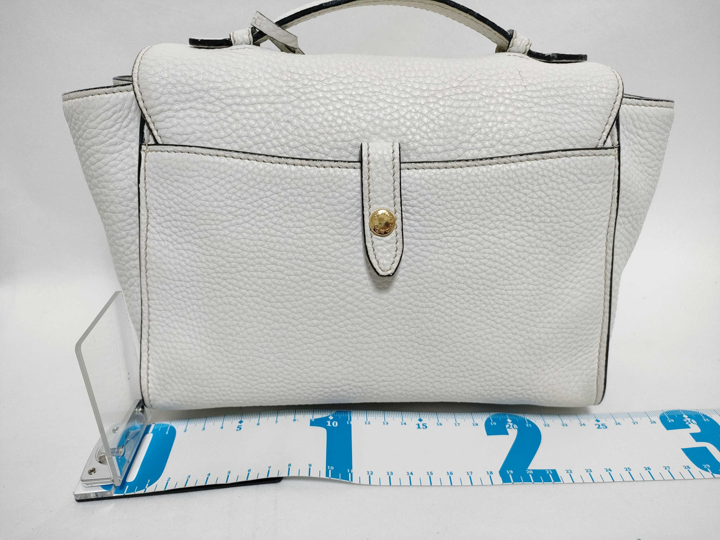 PRADA Prada Leather 2-Way Handbag White BT0962 Handbag