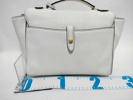 PRADA Prada Leather 2-Way Handbag White BT0962 Handbag
