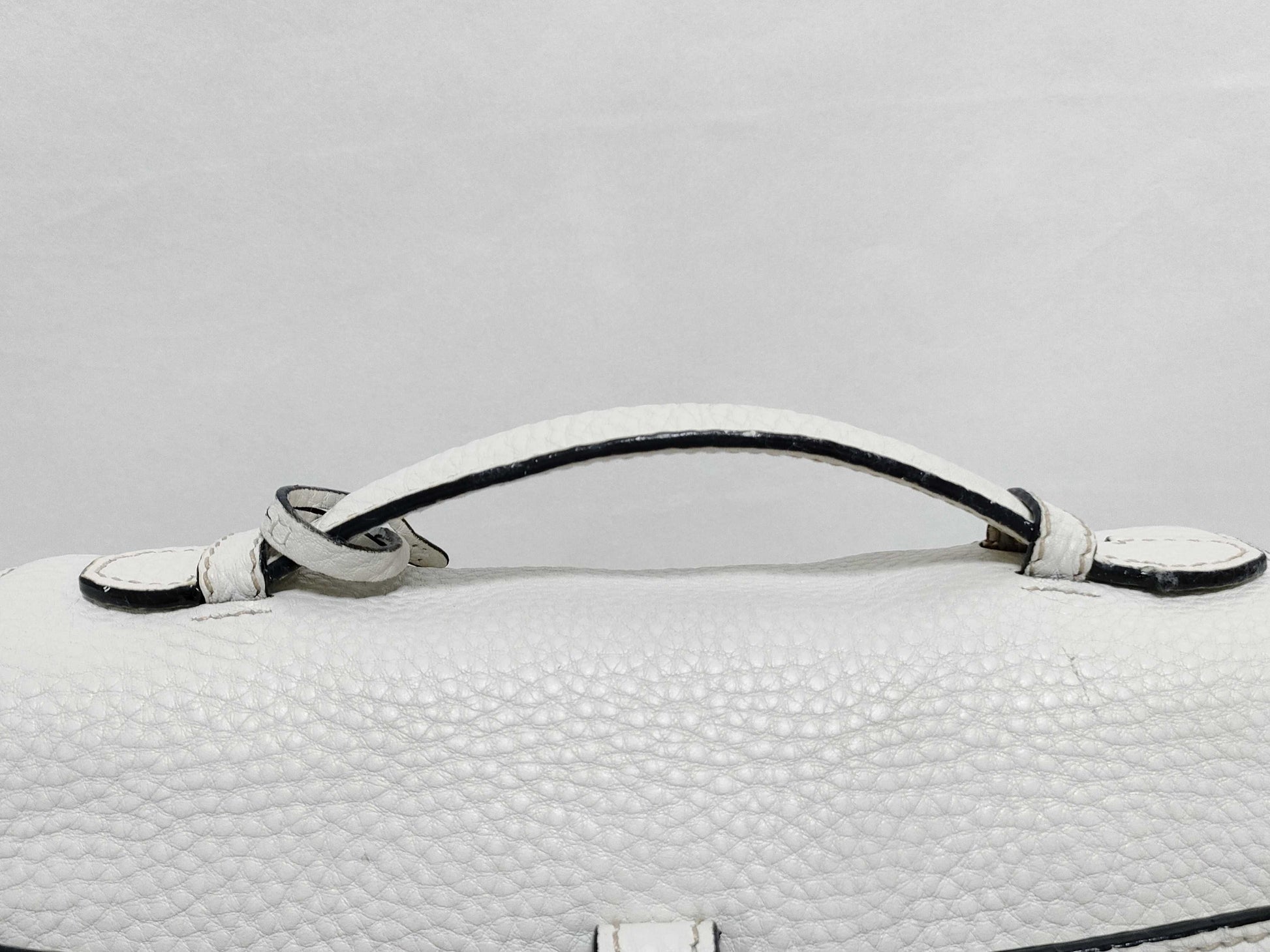 PRADA Prada Leather 2-Way Handbag White BT0962 Handbag