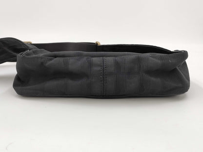 CHANEL Travel Line Nylon Body Bag, Black, Waist Bag