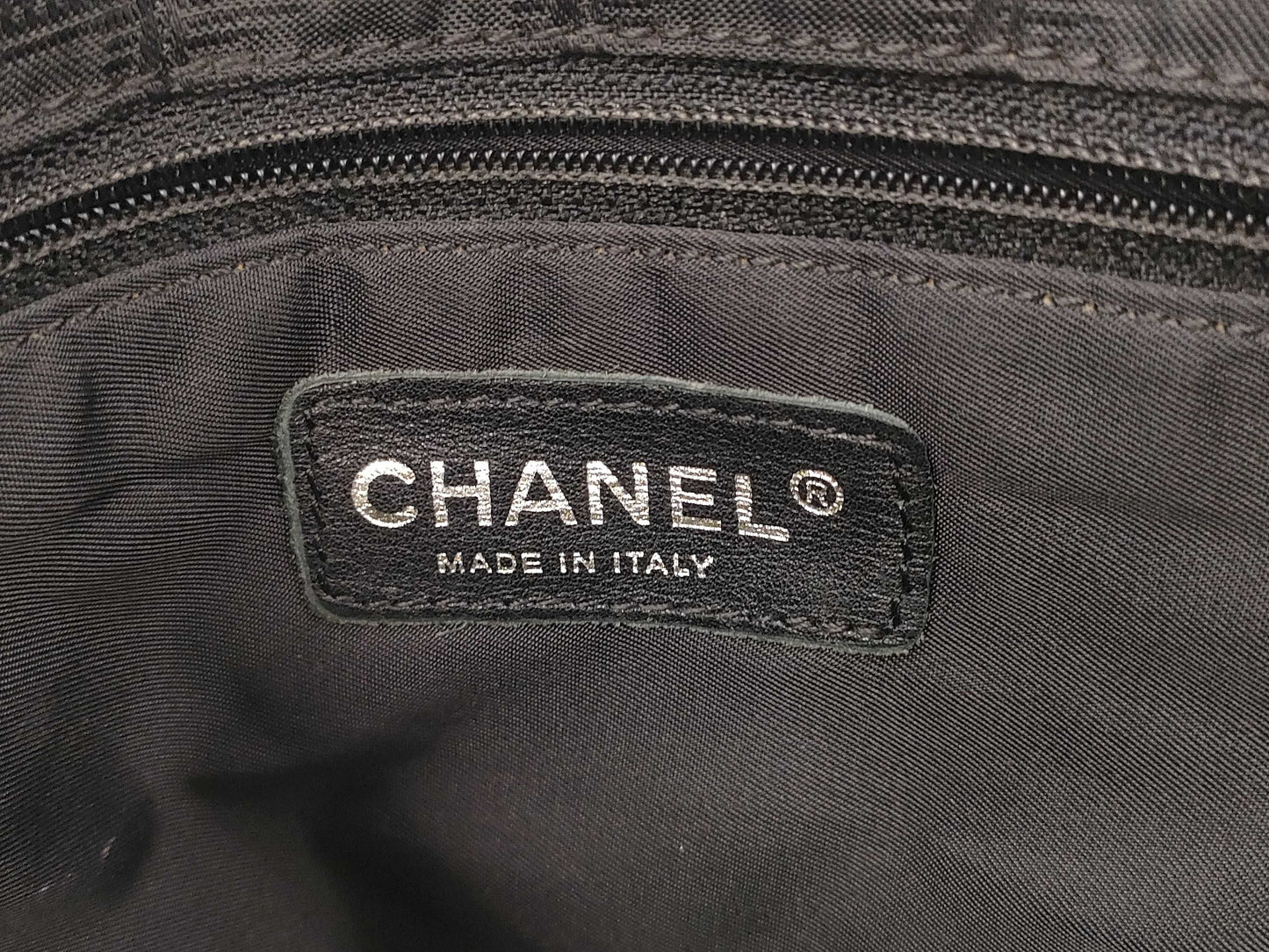 CHANEL Travel Line Nylon Body Bag, Black, Waist Bag