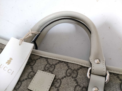 GUCCI Kids' GG Supreme Handbag, Beige, 297557