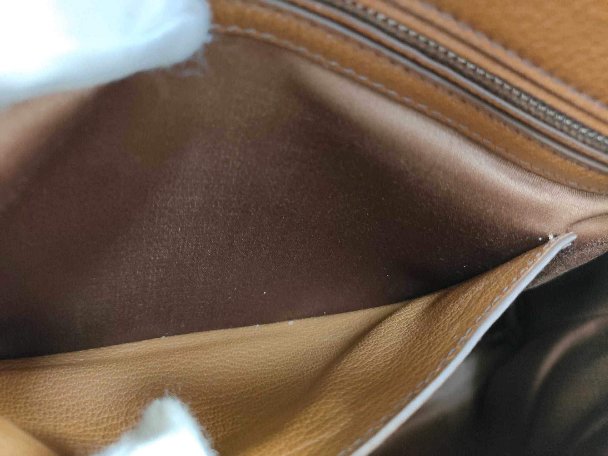 Miu Miu Madras Leather 2-Way Handbag, Brown, 5BB004