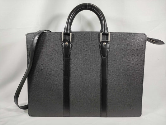 LOUIS VUITTON Taiga Porte-Document Rosan M30052 VI1025 Black Business Bag