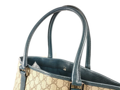 GUCCI ID - Gucci GG Supreme PVC x leather Tote bag