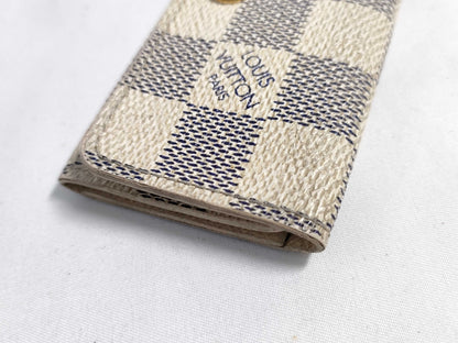 LOUIS VUITTON Damier Azur Key Case/Key Holder
