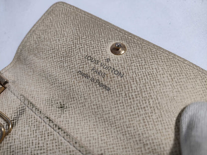 LOUIS VUITTON Damier Azur Key Case/Key Holder