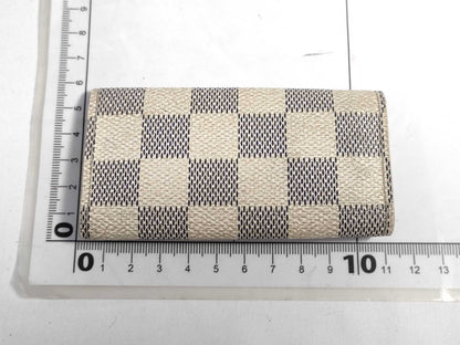 LOUIS VUITTON Damier Azur Key Case/Key Holder