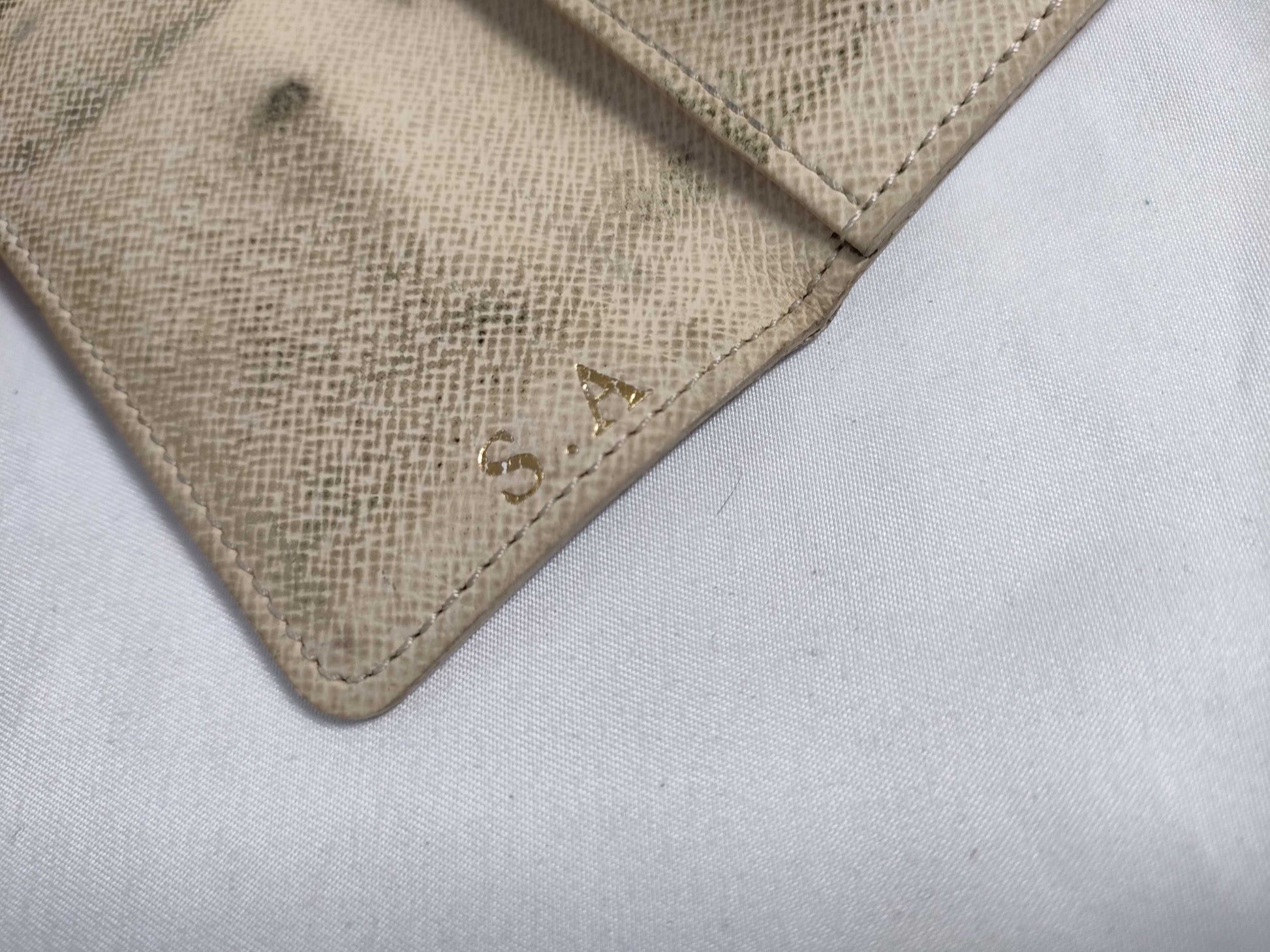 LOUIS VUITTON Damier Azur Key Case/Key Holder
