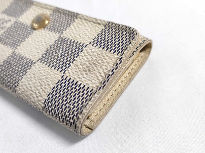 LOUIS VUITTON Damier Azur Key Case/Key Holder
