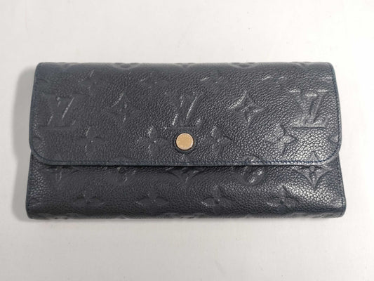 LOUIS VUITTON Monogram Empreinte Louis Vuitton Monogram Empreinte Portefeuille Virtuose Wallet