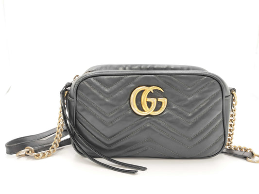GUCCI Marmont Quilted Shoulder Bag