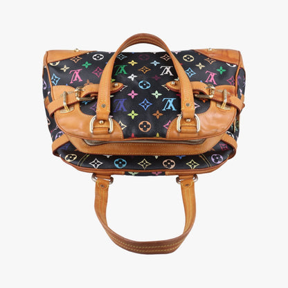 LOUIS VUITTON Claudia Noir Monogram Multicolore M40194 TH3008 Handbag