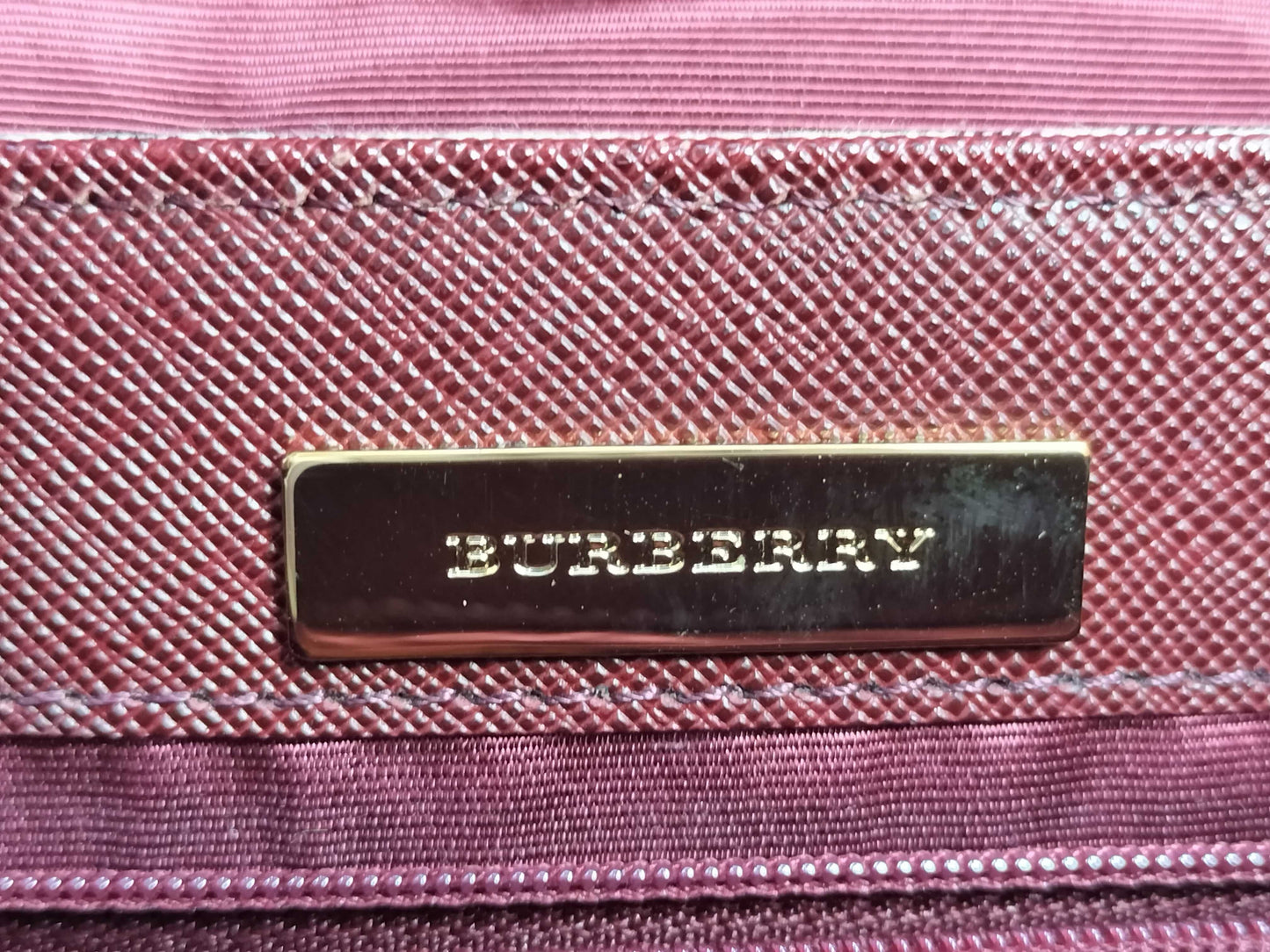 BURBERRY Burberry Shoulder Bag Bordeaux Shoulder Bag