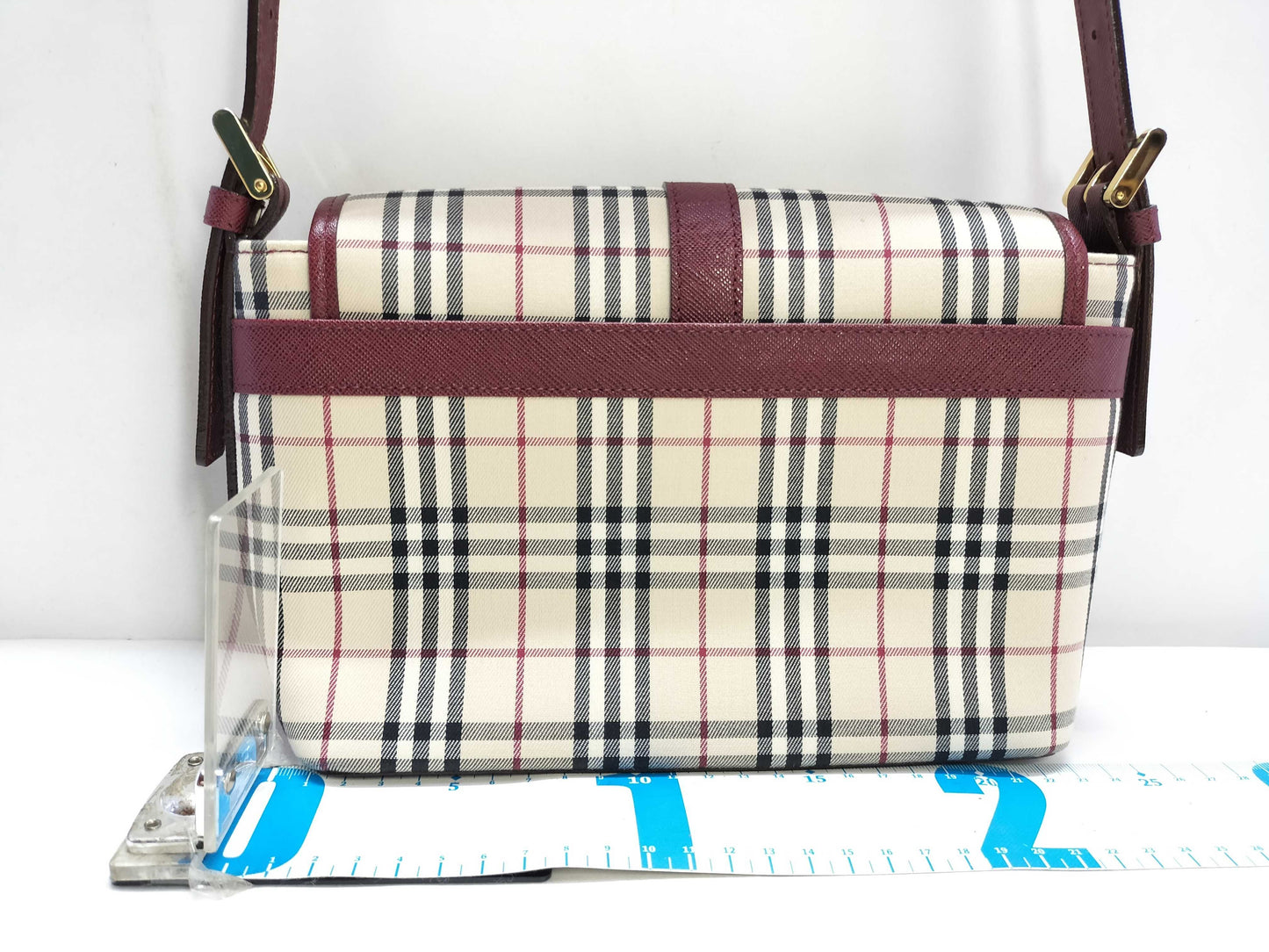 BURBERRY Burberry Shoulder Bag Bordeaux Shoulder Bag
