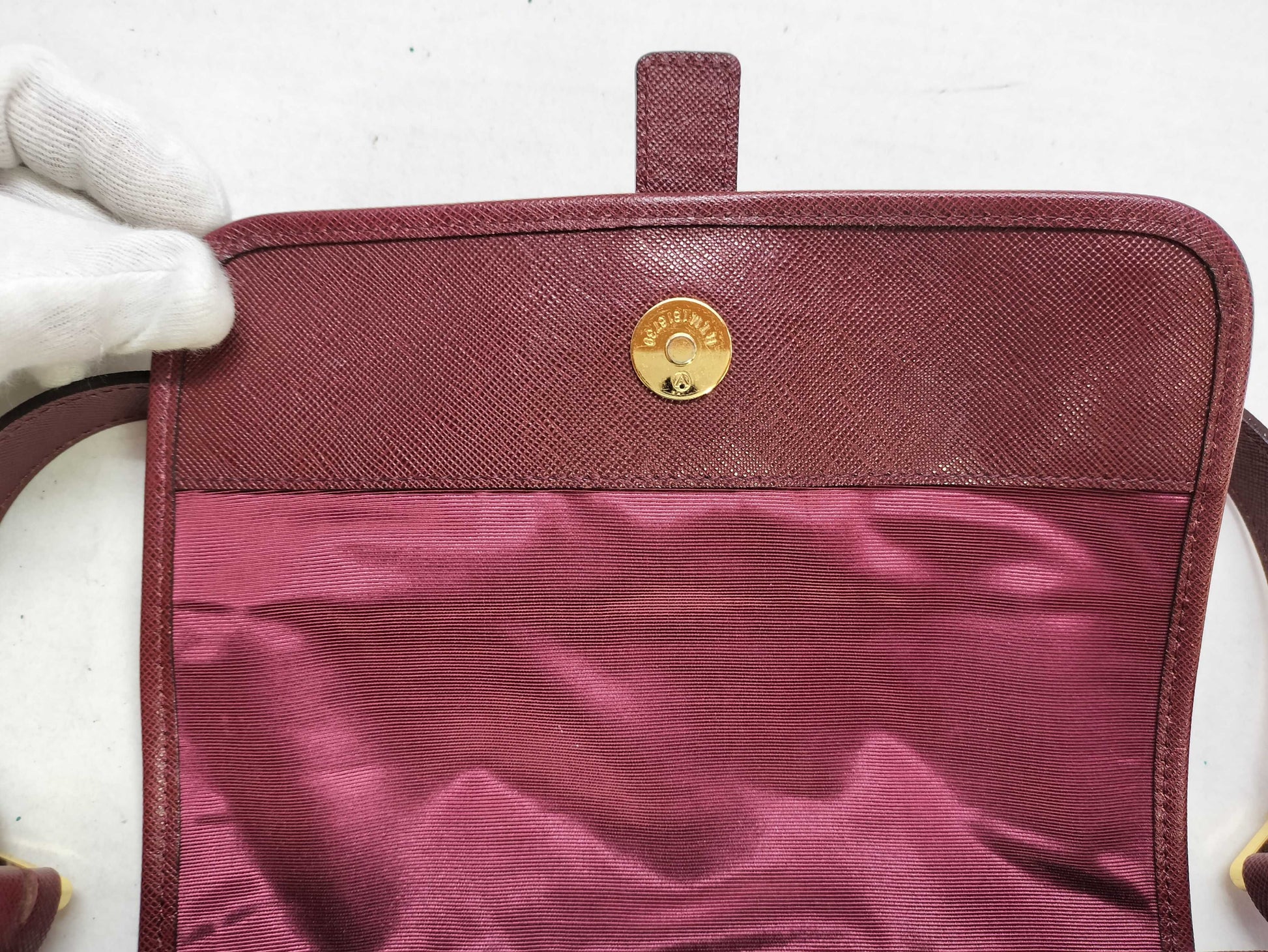 BURBERRY Burberry Shoulder Bag Bordeaux Shoulder Bag